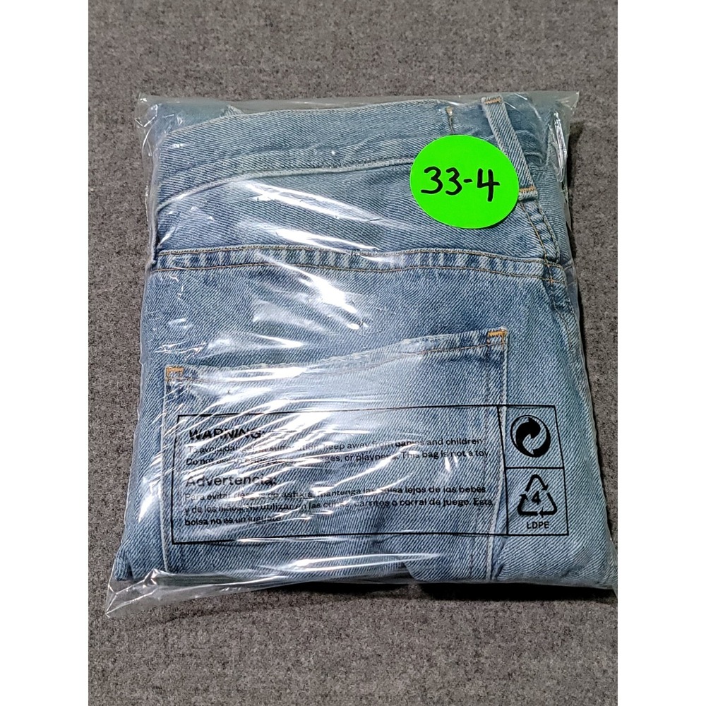 AGOLDE Womens Jeans 28 (29x26)  High Rise Straight Button Fly Cotton USA - Picture 11 of 11